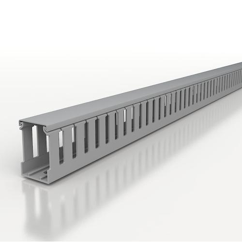 Canalplast Kabelkanal 40x40mm 2m Slitsad Grå