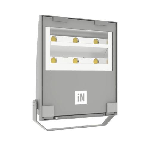 Floodlight Guell 2.5 Asymmetric 5Poles 238W 220-240V 28464lm 4000K IP66 White Scan Interlight