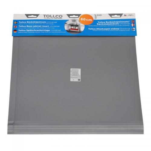 Tollco Bänkskåpsinsatser Universal B40, B50, B60, B70, B80, B90, B100