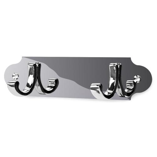 Handdukshängare 2-Krok 1803-2, 160mm Krom, Habo 81430