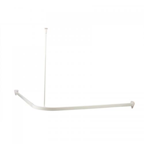 Duschdraperistång Safir L-vinklad 90x90