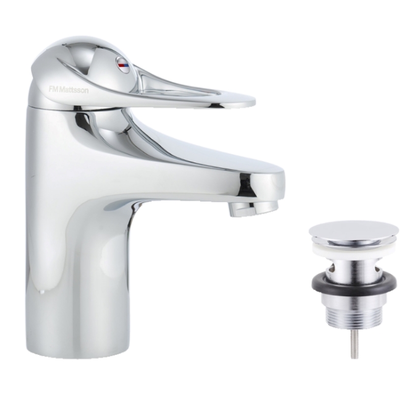 Tvättställsblandare 9000E II m Push-Down-Ventil 80635000