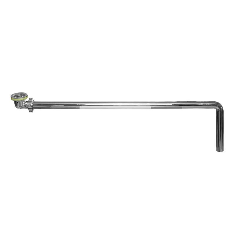 Badekarsafløb Komplet 200x835x32mm Krom Faluplast