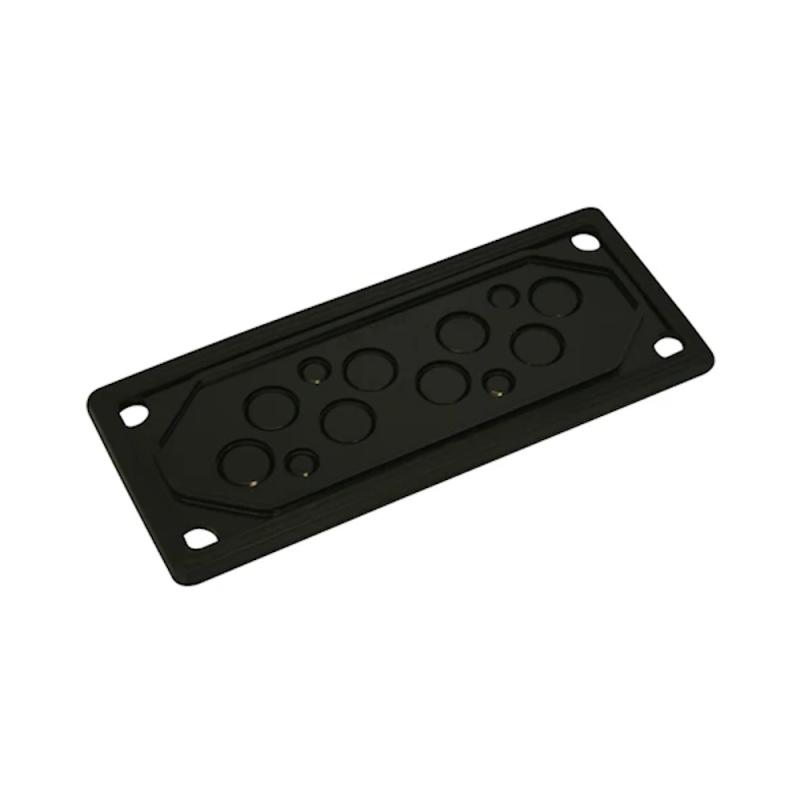 Afstivningsflange 4x134x37mm Sort Eldon Installation