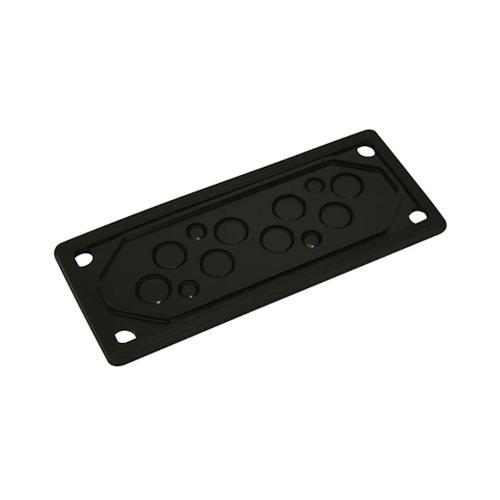 Afstivningsflange 4x134x37mm Sort Eldon Installation