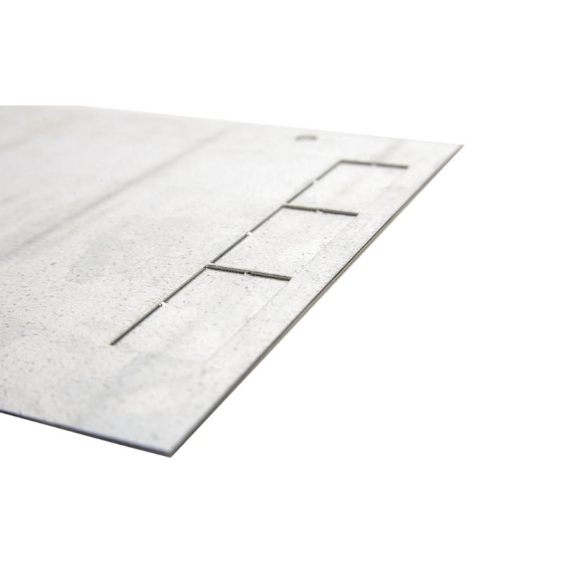 Beskyttelsesplade Til DBQ228N 302x325mm Galvaniseret Eldon Installation