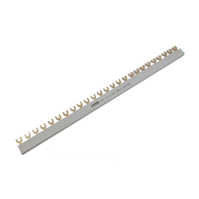 Faseskinne 3-Faset Gaffeltilslutning E3L 25-Moduler 16mm² Eldon Installation