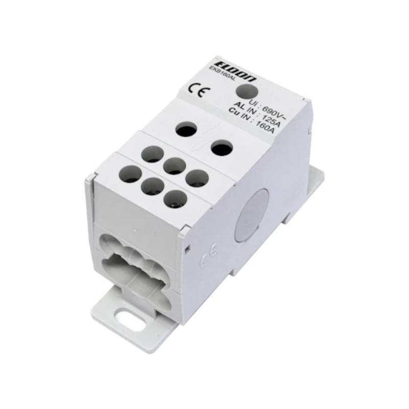 Fordelingsblok Til Kobber/Aluminiumskabel 160/125A Eldon Installation