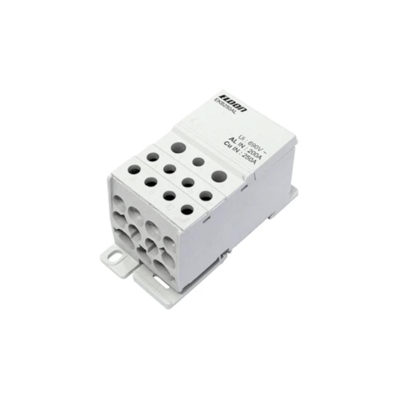 Fordelingsblok Til Kobber/Aluminium Kabel 250/200A Eldon Installation