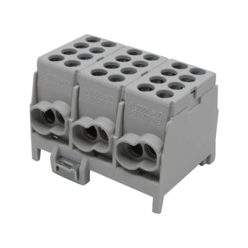 Klemrække 3-Polet Faser IP20 Grå Eldon Installation