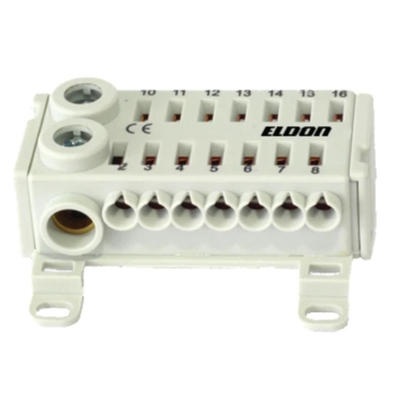 Hurtigklemmer 1 Blok 450VAC 76A IP20 Eldon Installation