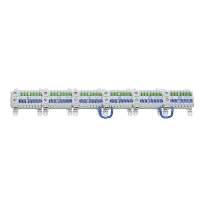 Hurtigklemmer 6 Blok PE/N 450VAC 76A IP20 Eldon Installation