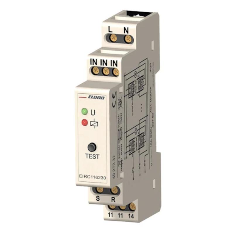 Elektroniske impulsrelæer Med Central Kontrolfunktion 230VAC 16A Eldon Installation
