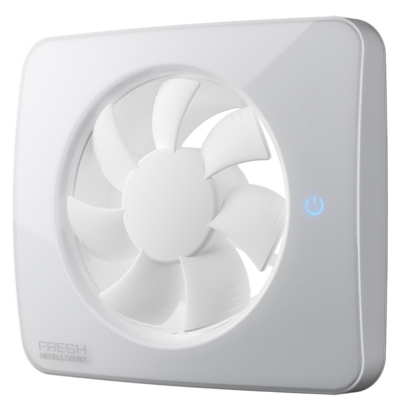 Vådrumsventilator Fresh Intellivent SKY White