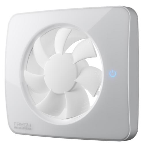Vådrumsventilator Fresh Intellivent SKY White