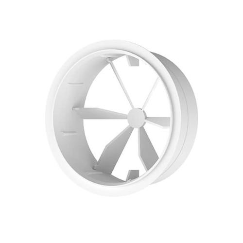 Spout K7 With Cold Draft Damper 100mm Klimatfabriken