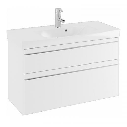 Möbelpaket Sense Compact SPMP 90 V2 Vit Med Spira Tvättställ