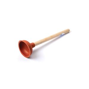 Sink Cleaner In Rubber With Wooden Handle. Ø100 mm, Jafo