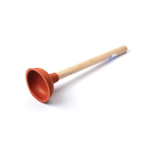 Vaskrensare I Gummi Med Träskaft. Ø 130 mm, Jafo