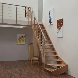 Lofttrappa Prima Bok Utan Sättsteg Vänster