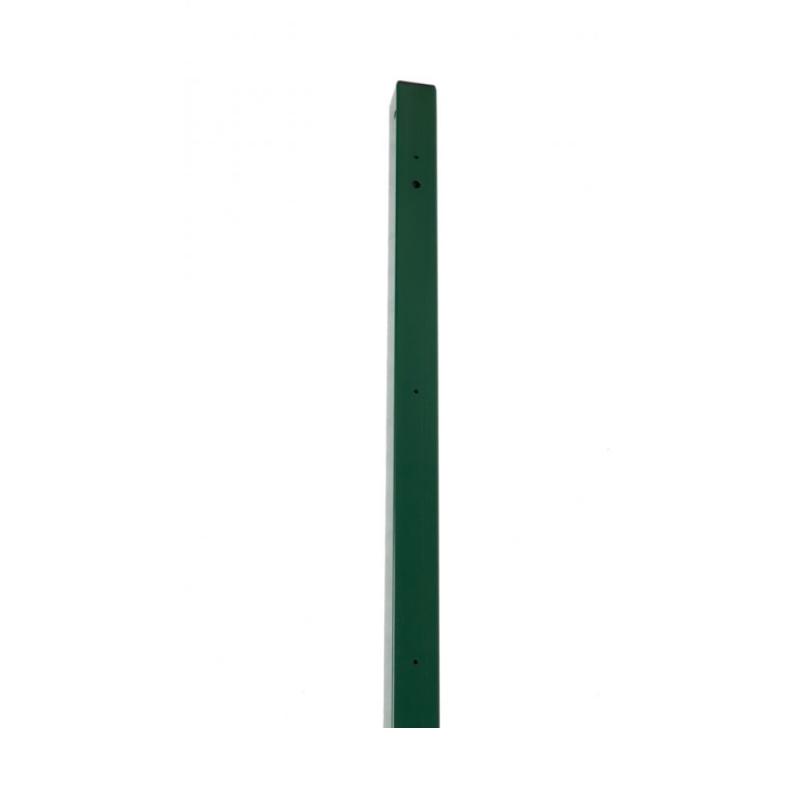 Ändstolpe 40x40x800mm Komplett Mörkgrön Häggroth Stängsel