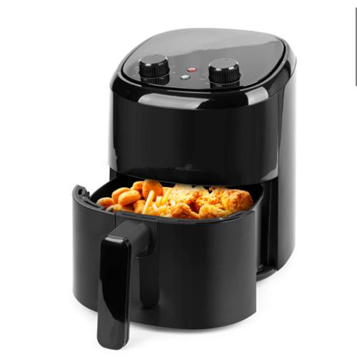 Hot Air Fryer Inklusiv lydsignal 1000W 2,2L Sort Emerio
