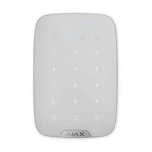 Ajax KeyPad Plus Trådlös Manöverpanel med RFID – Vit