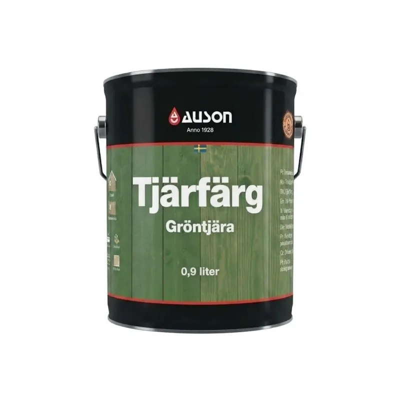 Auson Tjärfärg Gröntjära 0,9 Liter