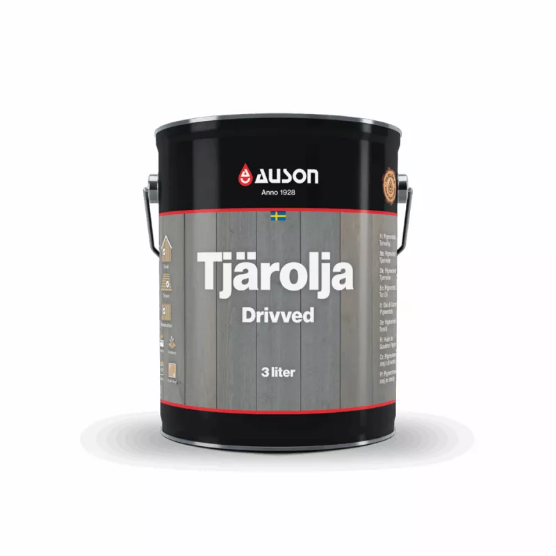 Auson Tjärolja Pigmenterad Drivved Matt 3 Liter