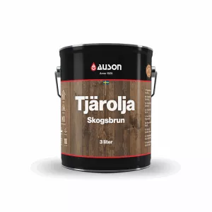Auson Tjärolja Pigmenterad Skogsbrun Matt 3 Liter