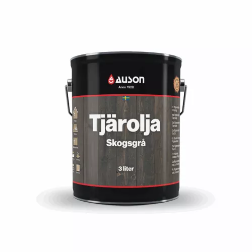 Auson Tjärolja Pigmenterad Skogsgrå Matt 3 Liter