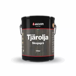 Auson Tjärolja Pigmenterad Skogsgrå Matt 3 Liter