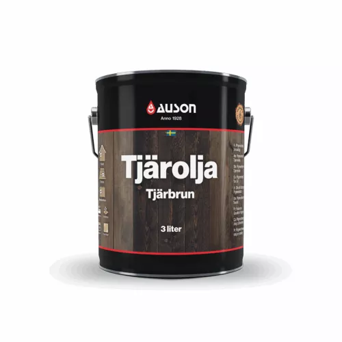 Auson Tjärolja Pigmenterad Tjärbrun Matt 3 Liter