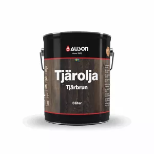 Auson Tjärolja Pigmenterad Tjärbrun Matt 3 Liter