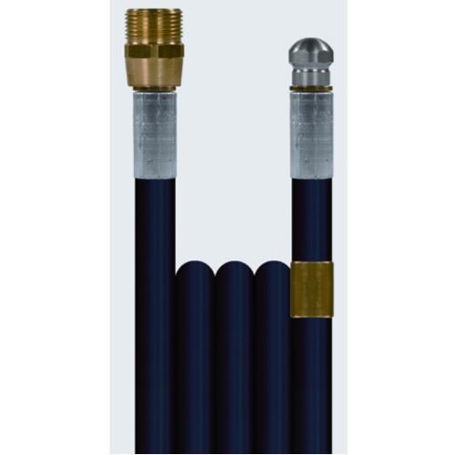 Avloppsrensslang 20 m utv.M22 inkl munstycke