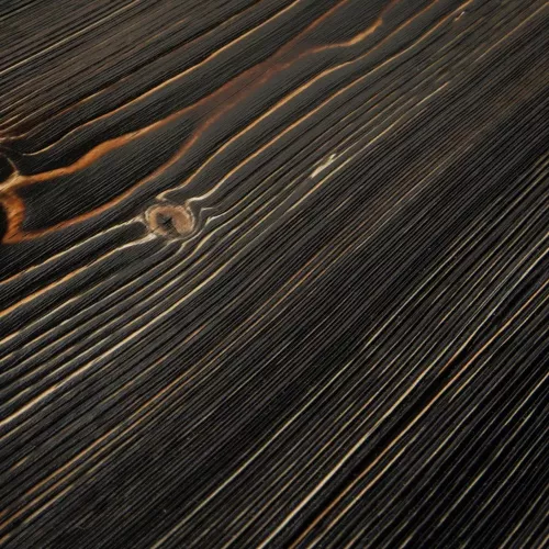 Trägolv Massiv Furu Antik Svart, Baseco