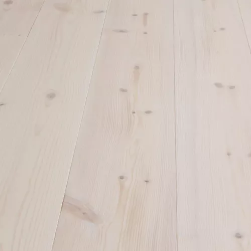 Solid Pine Wood Flooring Modern White, Baseco
