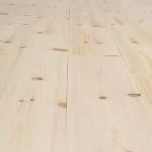 Solid Pine Wood Flooring Modern Natural, Baseco