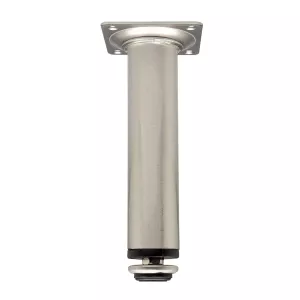 Furniture Legs Round Diameter 30mm 150mm Matt Nickel Bårebo 803403