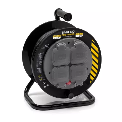 Kabeltromle 10m H07RN-F (RDOE) 3G1,5mm² IP44 2stk Bårebo Pro Power