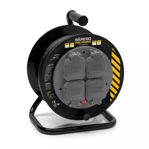 Kabeltromle 10m H07RN-F (RDOE) 3G1,5mm² IP44 2stk Bårebo Pro Power