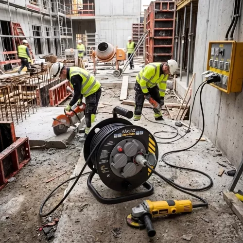 Kabeltromle 20m H07RN-F (RDOE) 3G1,5mm² IP44 2stk Bårebo Pro Power