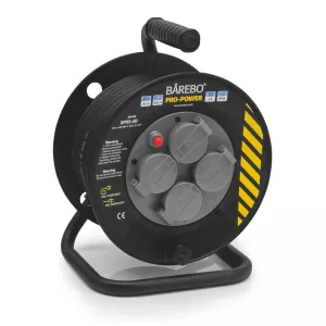 Kabeltromle 20m H07RN-F (RDOE) 3G1,5mm² IP44 2stk Bårebo Pro Power