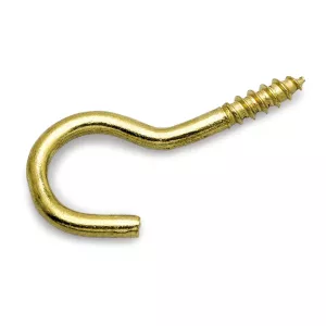 Screw Hook Art11 40mm Brass 5pcsx5pak Bårebo 154189