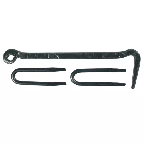 Cast Hook Forged 150mm Black Chrome Barebo 154397