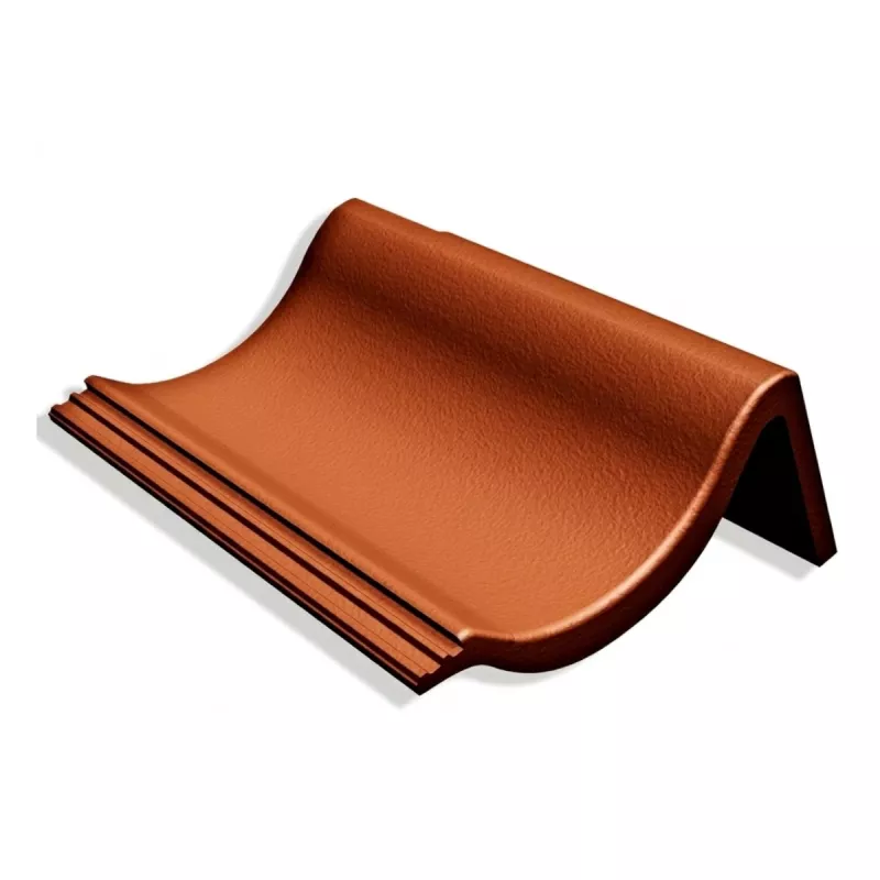 Gavelpanna Exklusiv Höger 88mm Benders (Terracottaröd - Candor)