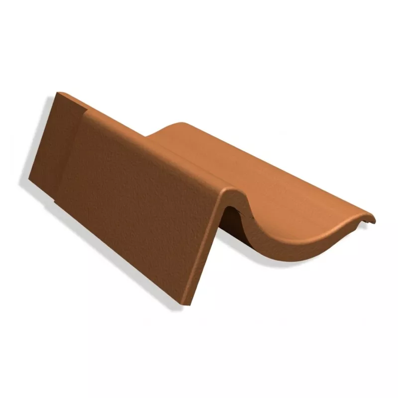 Gavelpanna Exklusiv Vänster 110mm Benders (Tegelröd - Benderit)