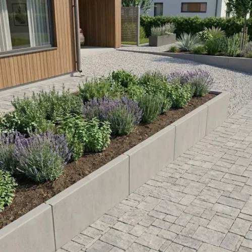 L-Stöd Hörn 90° Grå 800mm, Benders 2870307A