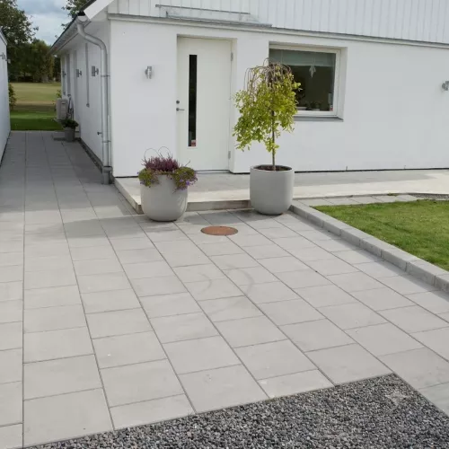 Markplatta Bas Slät Fasad 420x420x80mm Benders