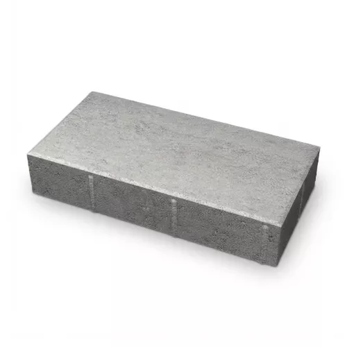 Markplatta Bas Slät Fasad Grå 420x210x80mm Benders